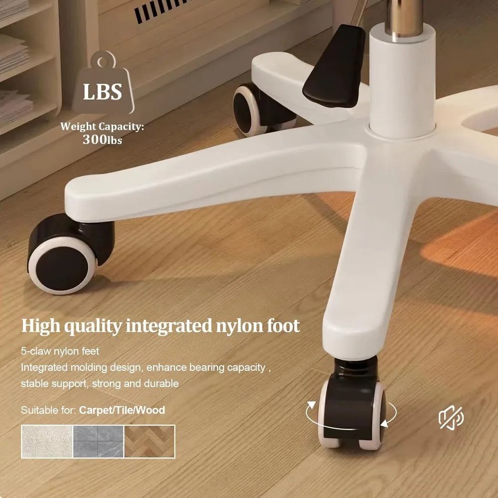 Orbit Rolling Height-Adjustable Desk Chair