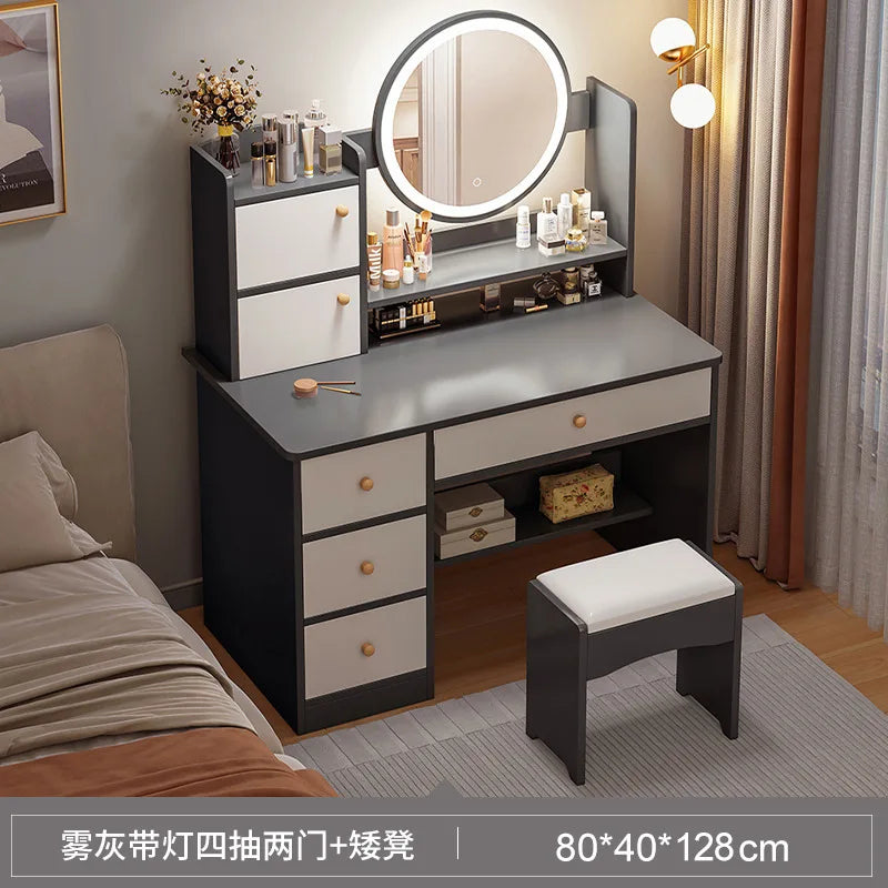 Vela Luxe Space-Saving Makeup Vanity