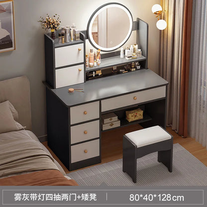 Vela Luxe Space-Saving Makeup Vanity