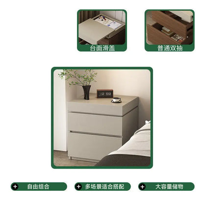 Vault Wooden Hidden-Compartment Bedside Cabinet