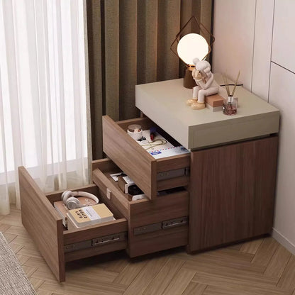 Vault Wooden Hidden-Compartment Bedside Cabinet