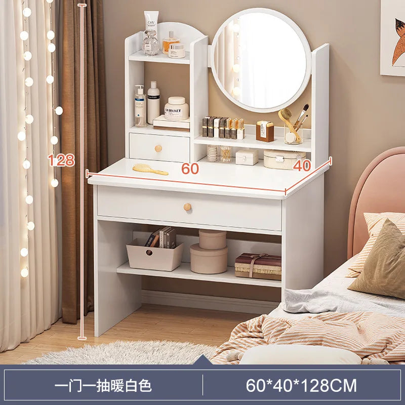 Vela Luxe Space-Saving Makeup Vanity