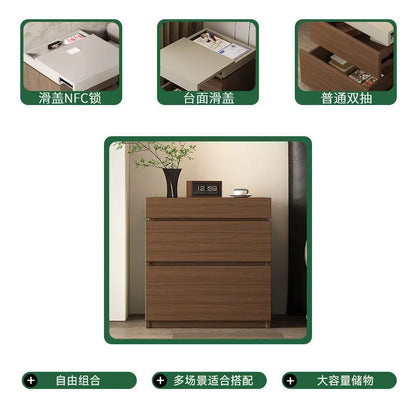 Vault Wooden Hidden-Compartment Bedside Cabinet