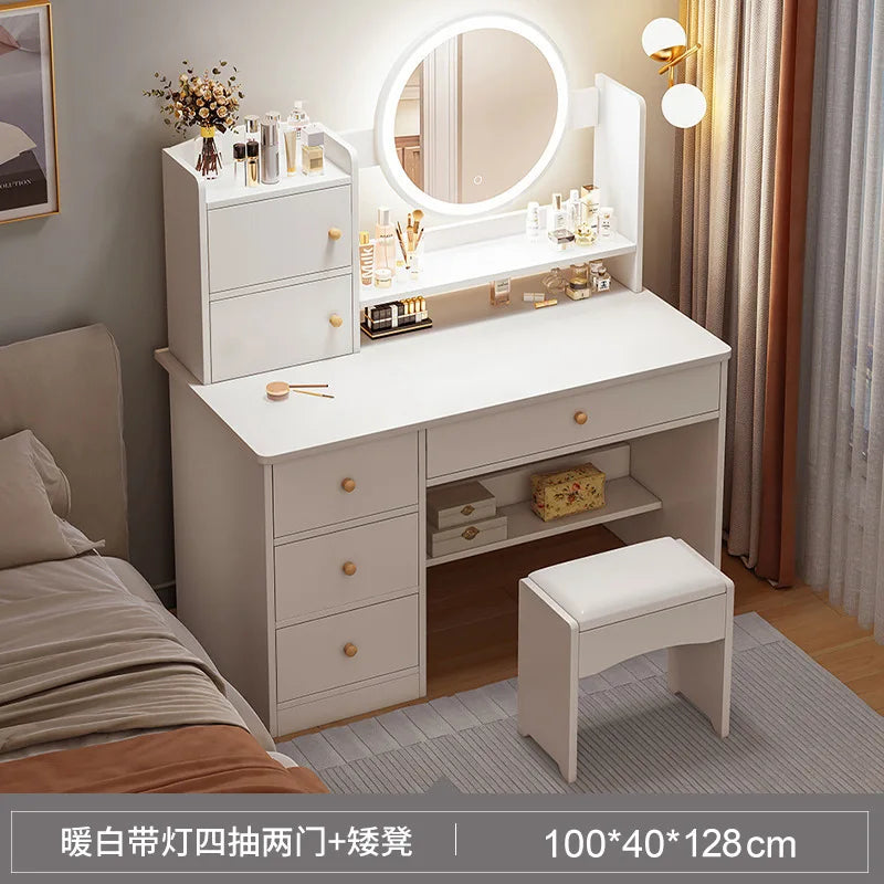Vela Luxe Space-Saving Makeup Vanity