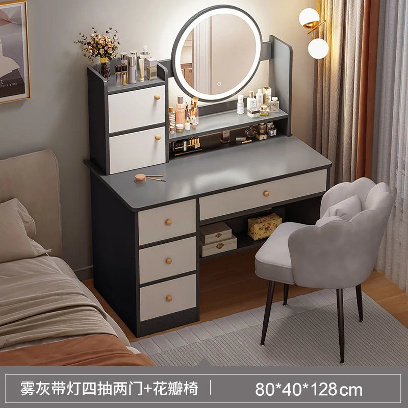 Vela Luxe Space-Saving Makeup Vanity