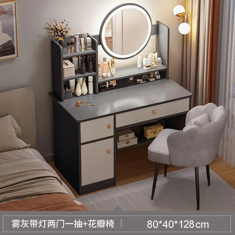 Vela Luxe Space-Saving Makeup Vanity