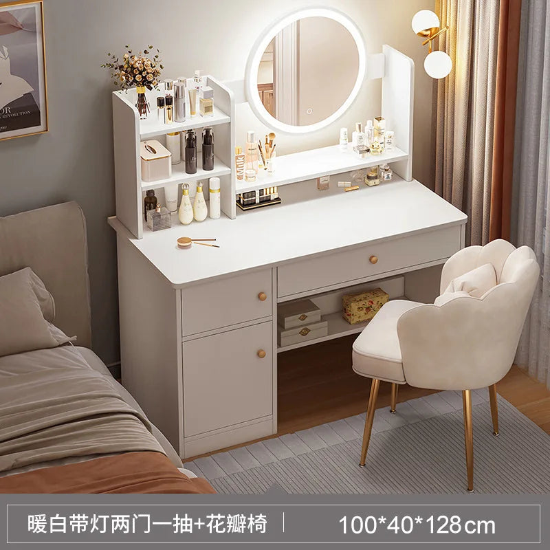 Vela Luxe Space-Saving Makeup Vanity