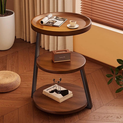 Trio Metal Three-Tier Side Table