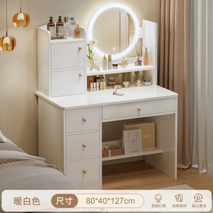 Vela Luxe Space-Saving Makeup Vanity
