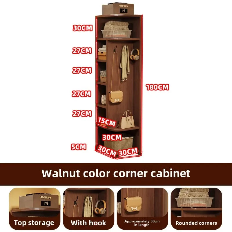 Kova Classic Solid-Wood Corner Cabinet