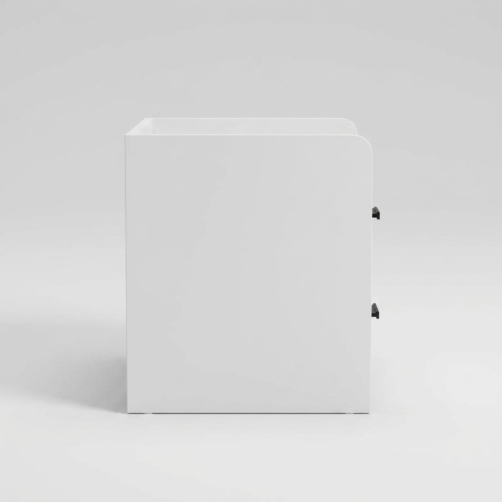 Modern nightstand - side view