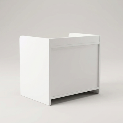 Modern nightstand - rear angle