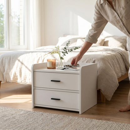 Modern nightstand - lifestyle in use