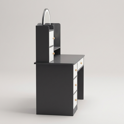 Cosmetic vanity table - side view