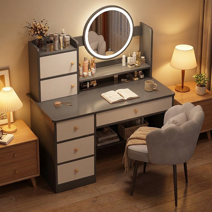 Cosmetic vanity table - lifestyle evening