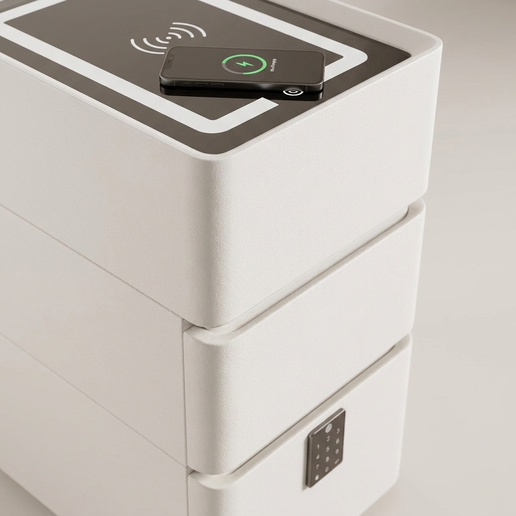 Floating nightstand - detail