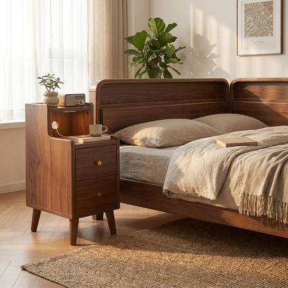 Chinese style nightstand - lifestyle bedroom
