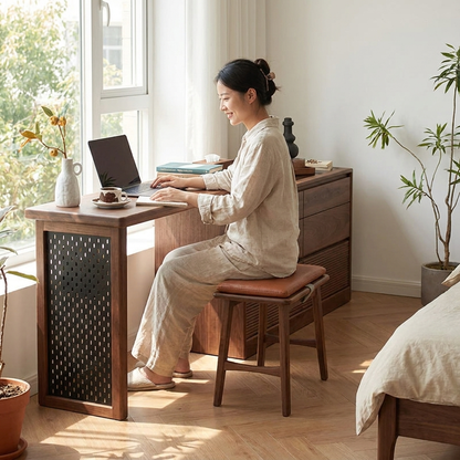Solid wood dresser - lifestyle in use