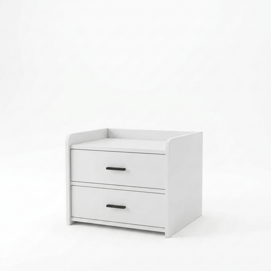 Modern nightstand - white background v2