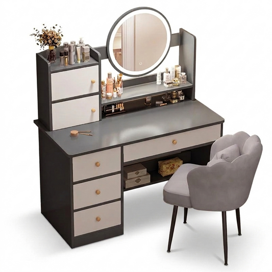 Cosmetic vanity table - white background v2