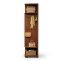 Corner coat rack cabinet - white background v2