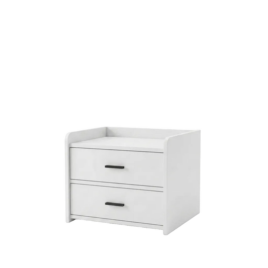Modern nightstand - white background
