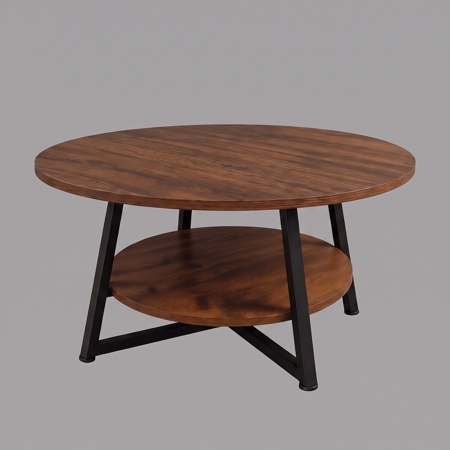 Runa two-tier coffee table - side profile