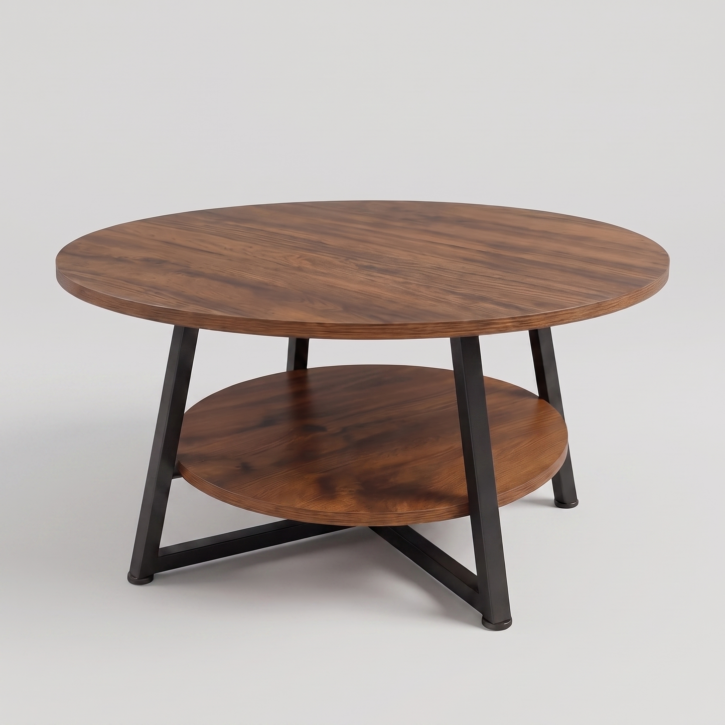 Runa two-tier coffee table - front angle