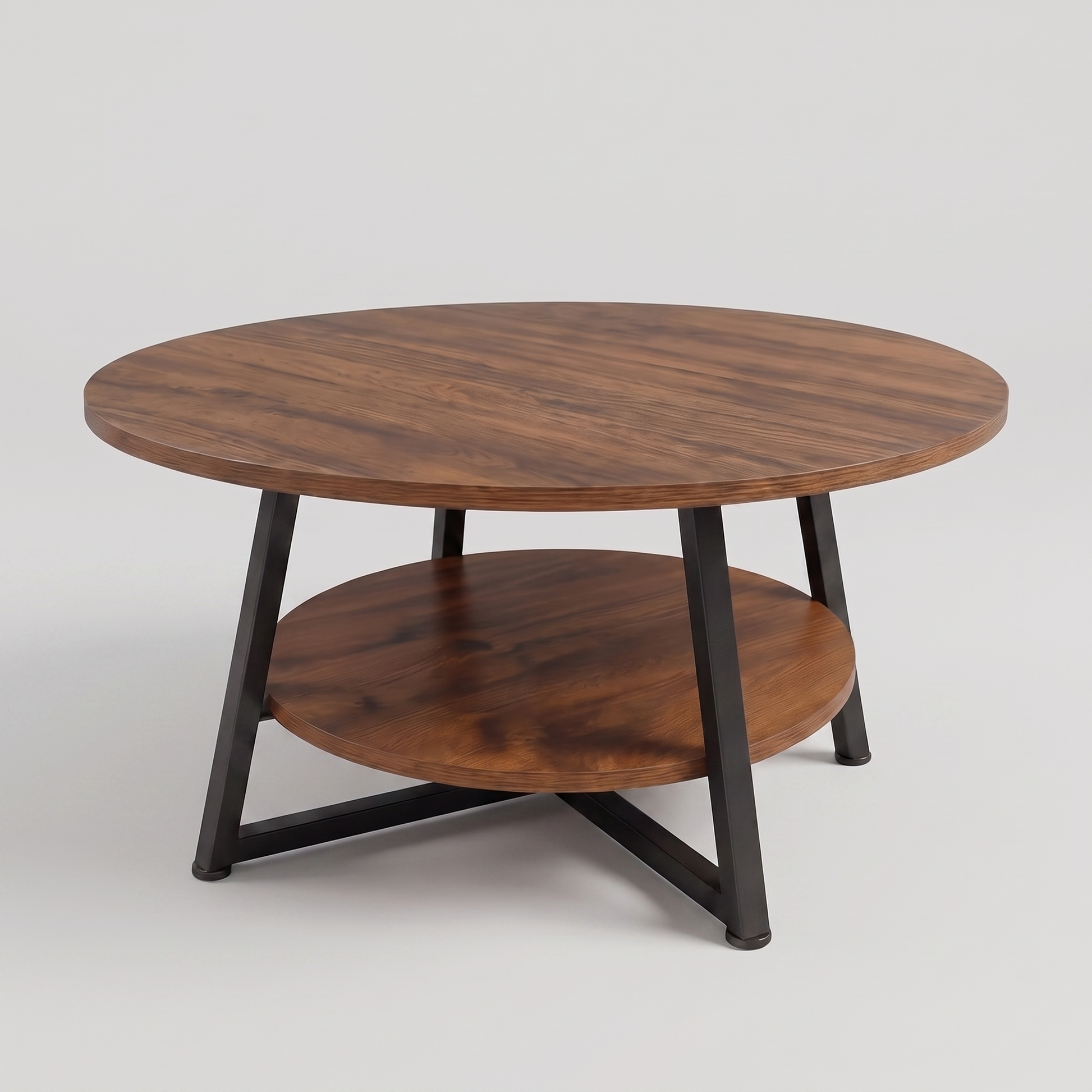 Runa two-tier coffee table - front angle