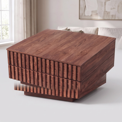 Brekk square coffee table - front angle