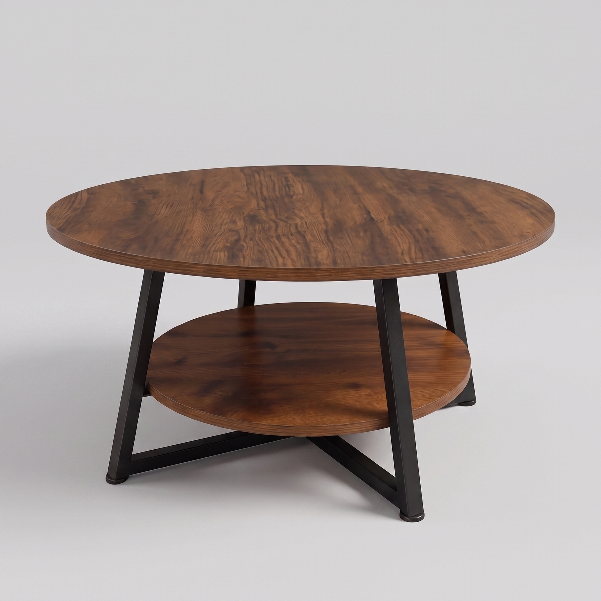 Runa two-tier coffee table - rear angle