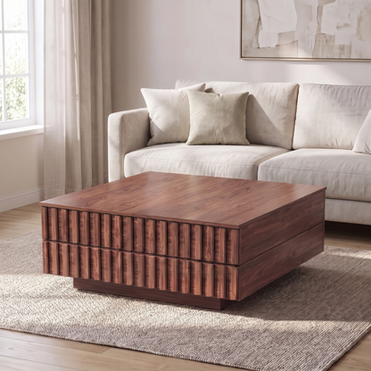 Brekk square coffee table - lifestyle living room