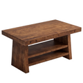 Corva two-tier coffee table - three quarter view