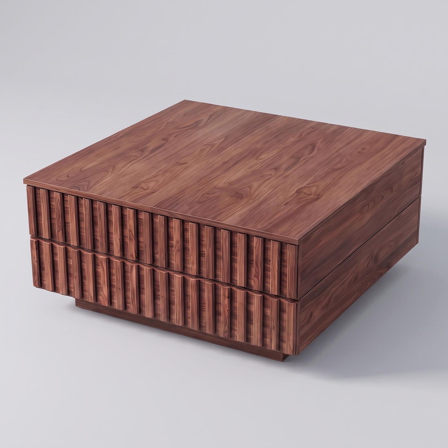 Brekk square coffee table - three quarter view