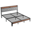 Thorne metal bed frame - white background