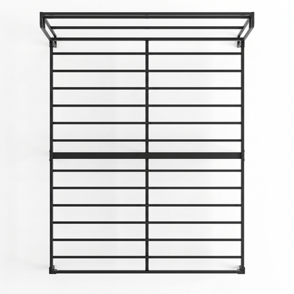 Thorne metal bed frame - overhead view