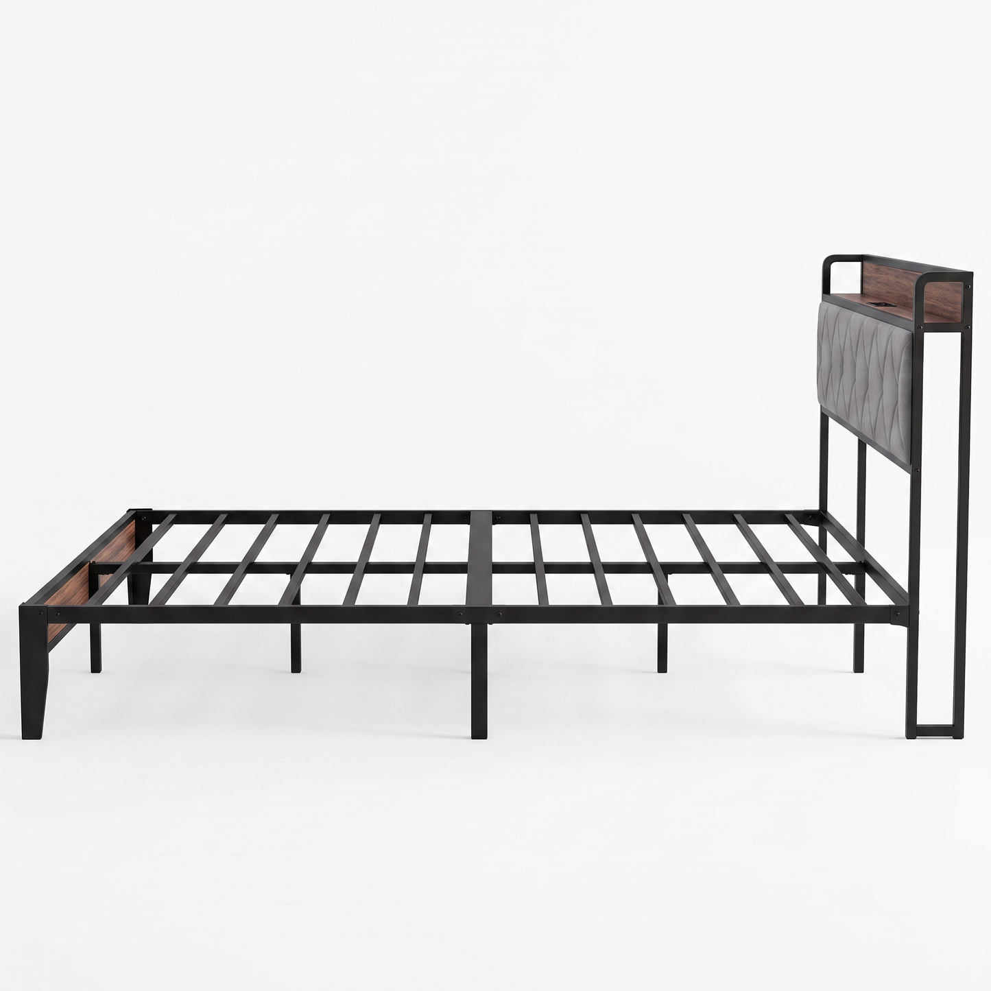 Thorne metal bed frame - side profile