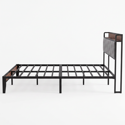 Thorne metal bed frame - side profile