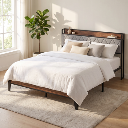 Thorne metal bed frame - lifestyle bedroom