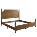 Alden wood bed frame - white background