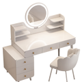 Elara dressing table set - white background
