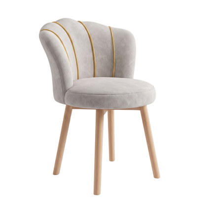 Petra makeup chair - white background