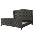 Rowan velvet bed - white background