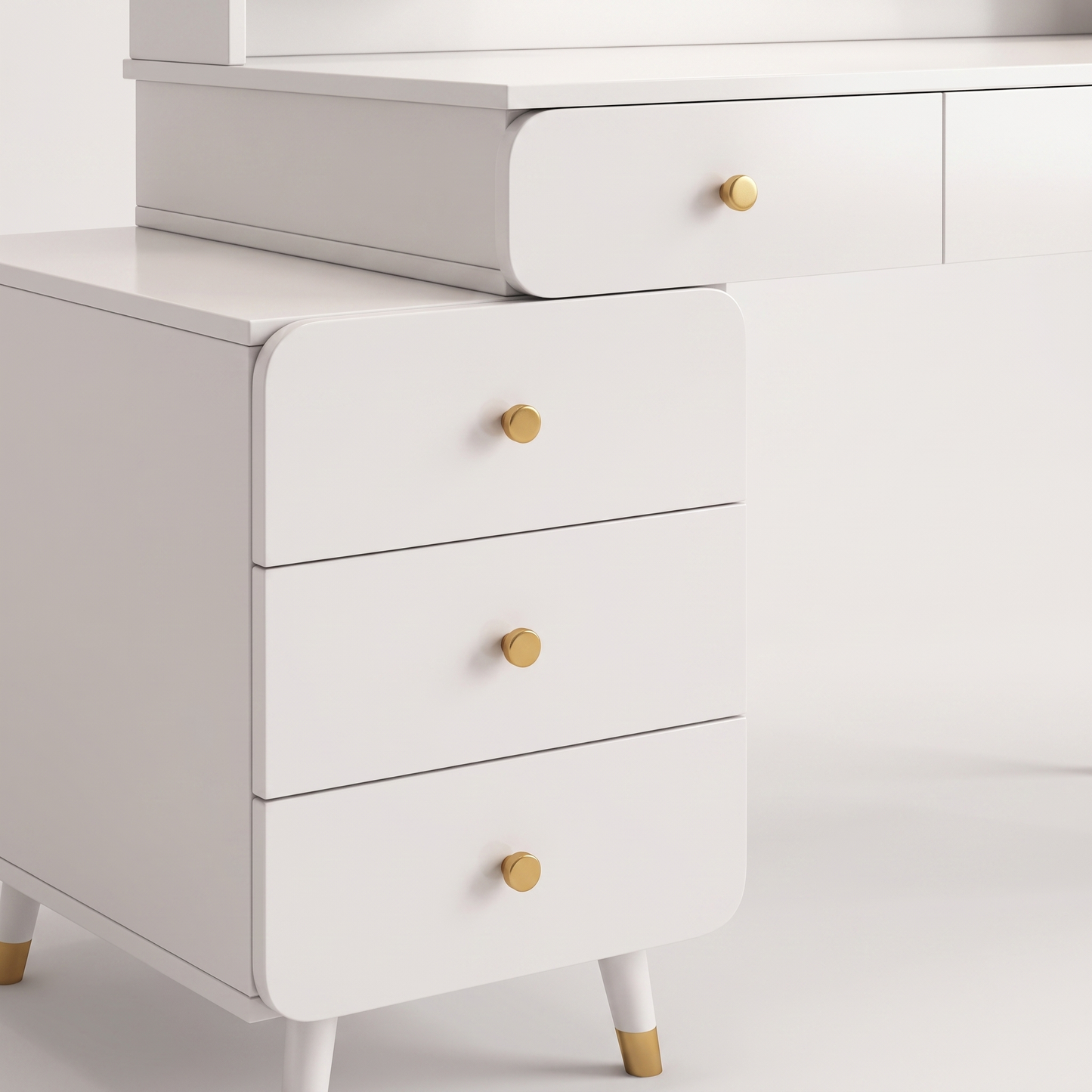 Elara dressing table set - drawer detail