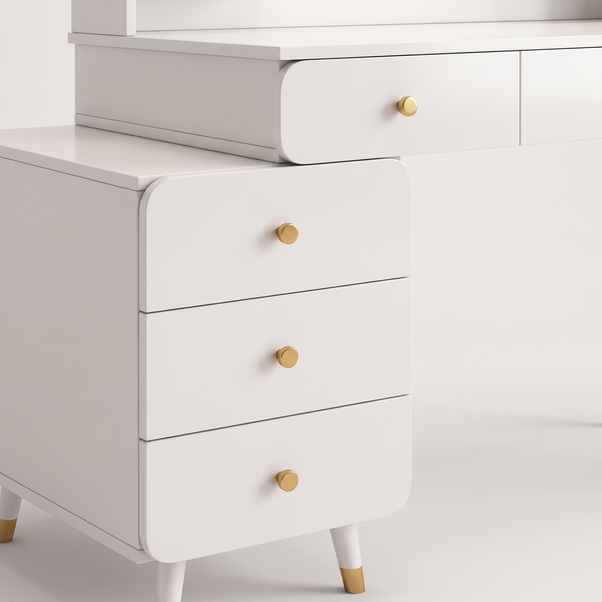Elara dressing table set - drawer detail