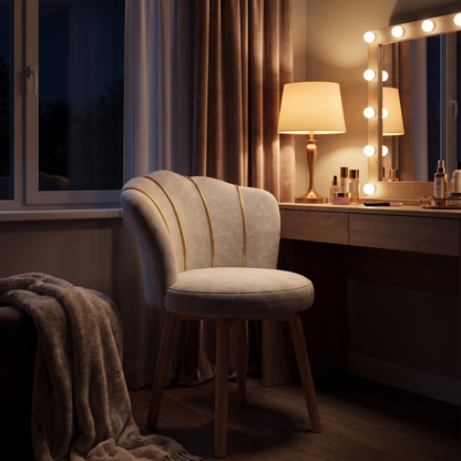Petra makeup chair - lifestyle evening