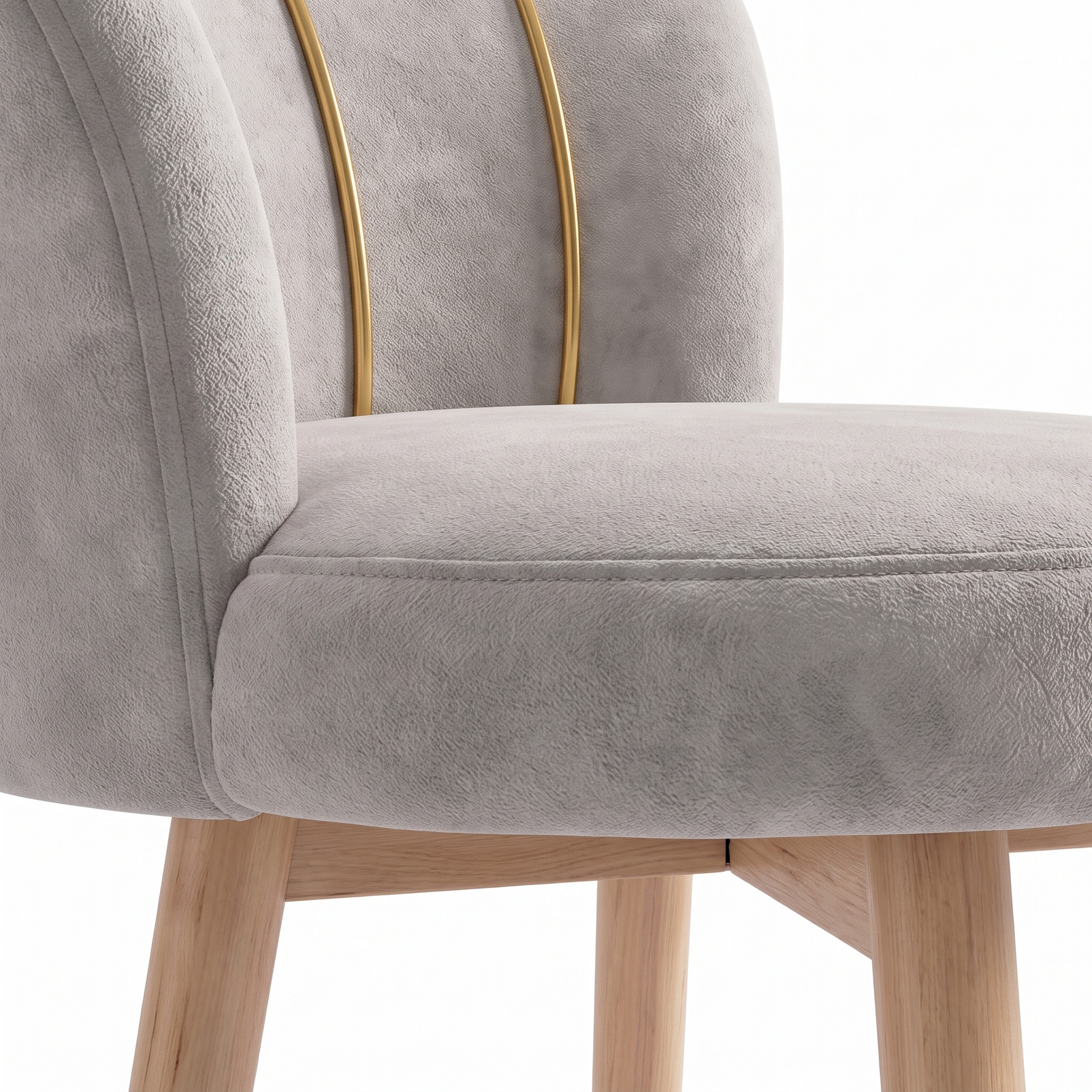 Petra makeup chair - upholstery detail