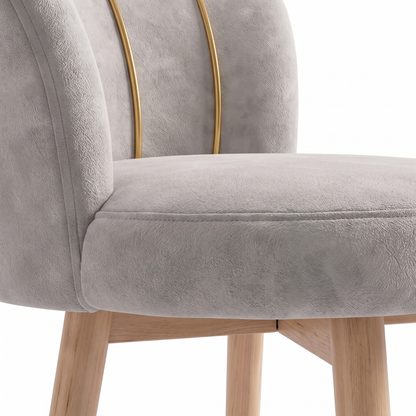 Petra makeup chair - upholstery detail