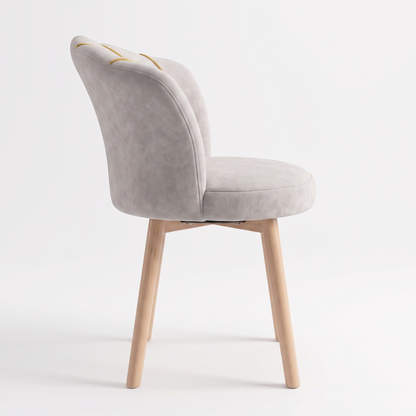 Petra makeup chair - side profile