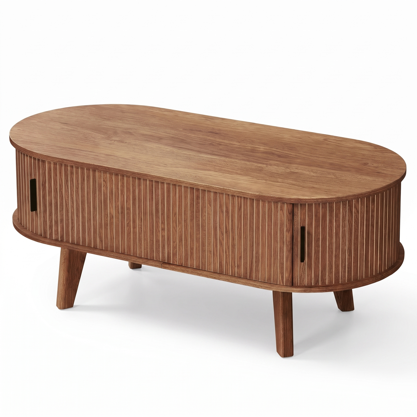 Elva oval coffee table - white background